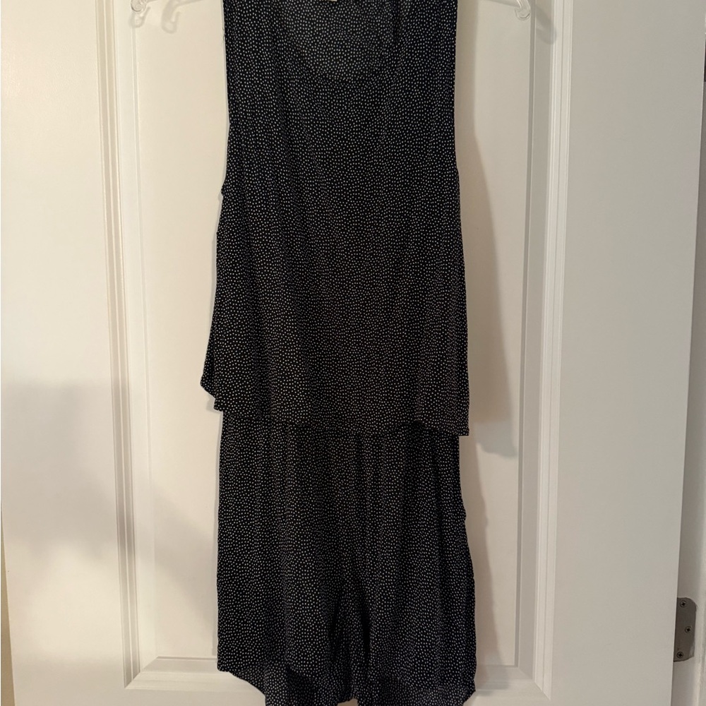 Black and White Polka Dot Romper